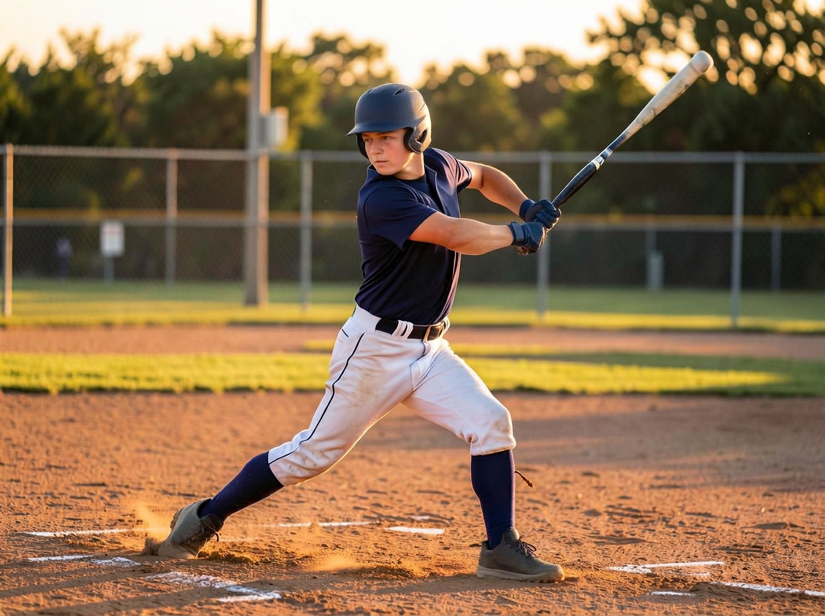Baseball & Softball athlete in action